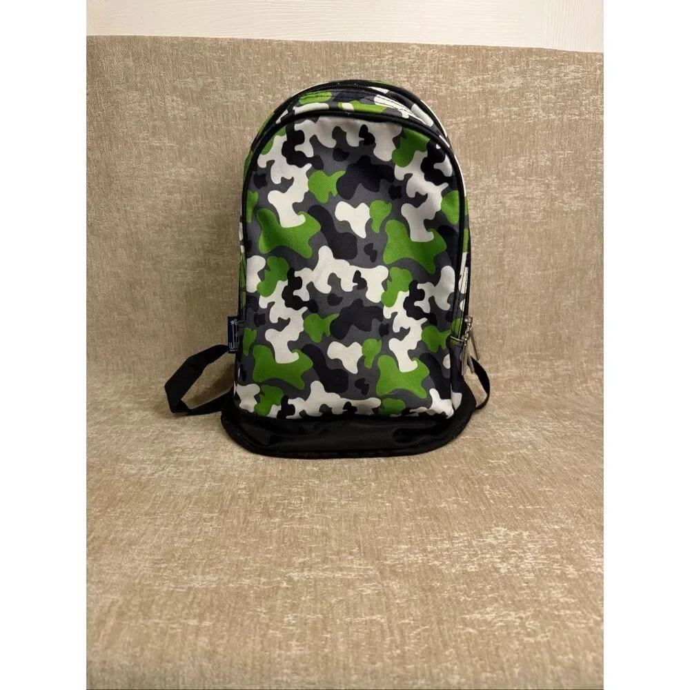 Wildkin Kids' Camouflage Two Compartment Lined Backpack Multicolor
